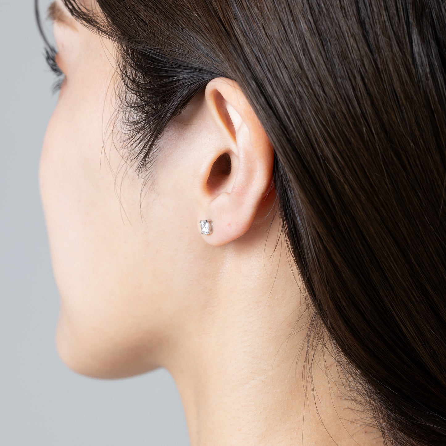 1ct ソリテールピアス