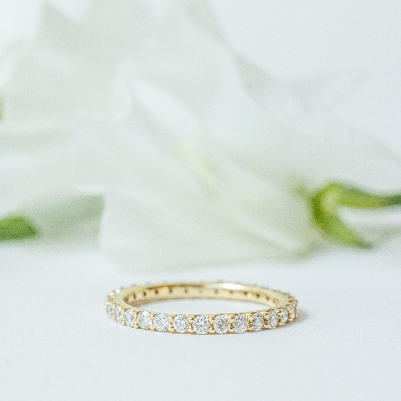 K18/Pt フルエタニティリング S（幅1.7mm） – RIN fine jewelry