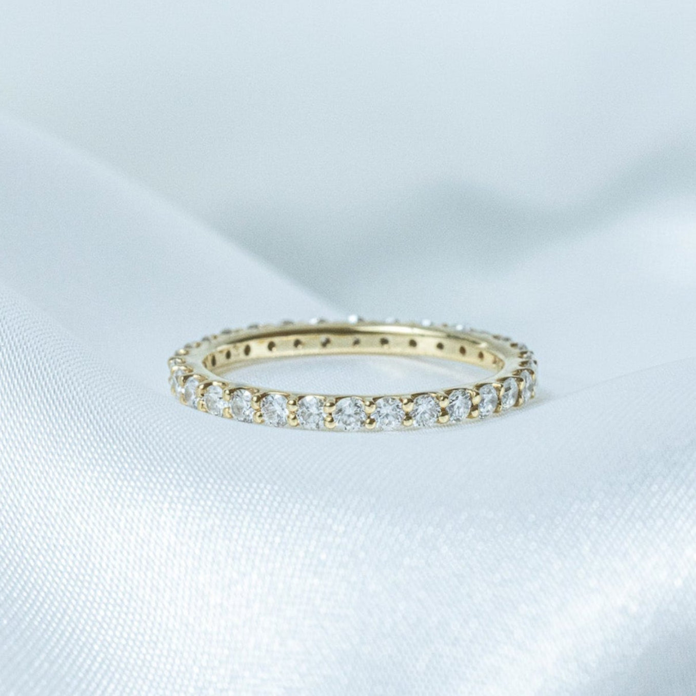 K18/Pt フルエタニティリング S（幅1.7mm） – RIN fine jewelry